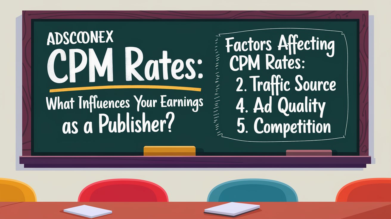 Adsconex CPM Rates: What Influences Your Earnings as a Publisher?